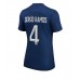 Cheap Paris Saint-Germain Sergio Ramos #4 Home Football Shirt Women 2022-23 Short Sleeve